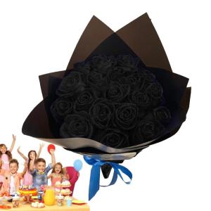 Kunstboeket, glitterrozenboeket, voor altijd, bruidsboeket, woondecoratie voor vriendin, verloofde