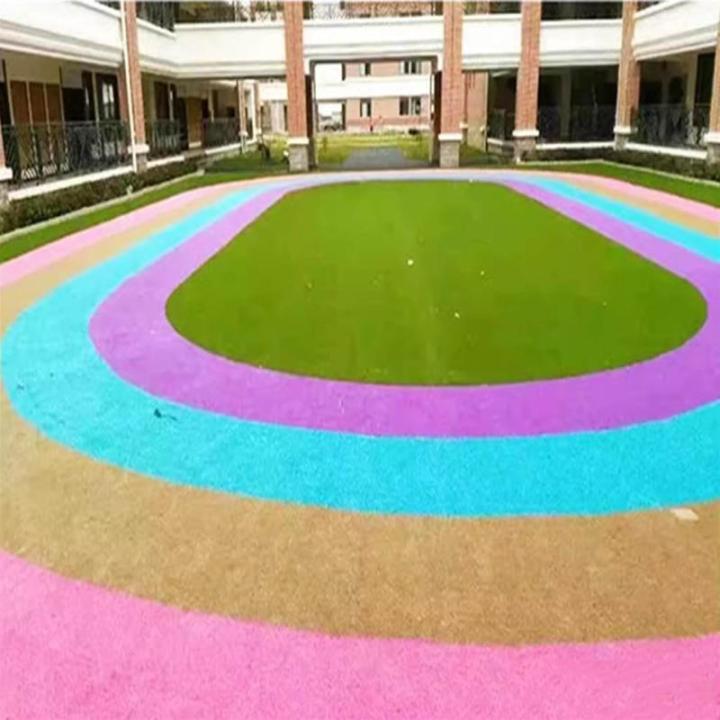 Kunstrasen Kunstrasen, 0,98 Zoll Florhöhe Grasteppich mit Drainagelöchern, Kunstrasenmatte, verschleißfeste, rutschfeste Gartenrasenrolle für Haustierspielplätze (Farbe: Rosa,