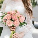 , 20 stuks dahlia-bloemen met bladeren en stelen, doe-het-zelf roze dahlia-schuim bloem voor bruiloft, boeketten, bloemen, centerpieces, arrangementen feesttafels,