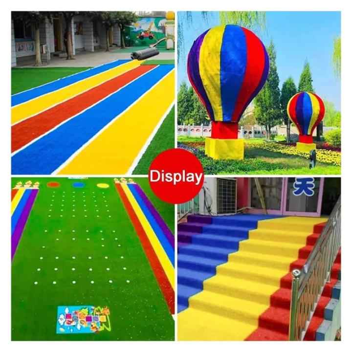 Kunstrasen Kunstrasen Kunstrasen hochdichter Kunstrasen Kunstrasenmatte für Haustiere Outdoor dekorativer Hochzeitsteppich in Gartenfarbe 3 cm hoch (Farbe: Gelb Größe: