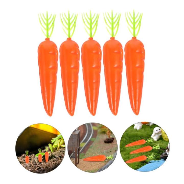 1 Satz Karotte Simulationsgemüse Puppenhaus-miniaturen Essen Möhren Mini-gemüse Mini Scale Gartendeko Rostoptik Künstliche Pflanzen Gefälschtes Gemüse Schaumstoff Styropor 25