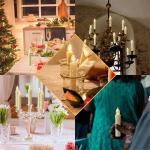 30 LED Kerstboom Kaarsen Draadloos met Afstandsbediening Timer Flikkeren Dimbaar Warmwit Kerstverlichting Kerstdecoratie, LED Kerstkaarsen Buiten Waterdicht（met 30 batterijen）