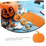 160 Stk Halloween-Kürbis künstlicher Kürbis Zierschaum handgemachter Schaum Kürbisse zum Basteln DIY Dekor Ornament Festverzierung Kürbisbrett Handbuch schmücken Aufkleber Ki
