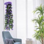 2 stuks hangplanten, , hangende kunstplanten, voor huismuur, binnen en buiten, tuin, bruiloft, balkon, manddecoratie