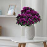 Kunstblüten 84 PCS Künstliche Blumen Gefälschte mit Langem Stiel für Florale Arrangements Faux Blume für DIY Hochzeit Party Mittelstücke Haus Büro Dekoration 0511