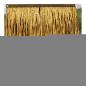 Kunststof Stro PE Pvc Simulatie Stro Stro Stro Dakbedekking Kunststof Tegels Brandvast Kunststro Gazebo - 0,5 x 0,5 m (Kleur: Geel a) (Kleur: Geel b, Maat: 4 stuks)
