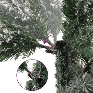 Künstlicher Weihnachtsbaum Klappbar Beschneit 120 cm, Tannenbaum Künstlich, Christmas Tree, Tannenbaum Deko, Weihnachtsbäume - 358379