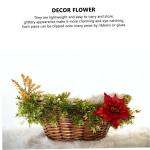 21 STK künstliche Blumen künstliche blüten Artificial künstliche weihnachtsblume Weihnachtsgirlanden blühen künstliche Pflanzen drinnen Weihnachtsdekorationen DIY Deko