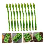 30 STK Simulierte Spargel-Ornamente weihachtsdeko dekoweihnachten Modellbau Künstliches Gemüse für Ausstellungszwecke Spargel-Modelle -Requisiten künstliches Spargelmodell PVC