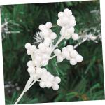 Ceramic Ornaments 12 Stück Arrangement-Dekorationen, künstliche Beeren, weihnachtliche Atmosphäre, Weihnachtsparty-Dekorationen, DIY-Urlaubsdekoration, Weihnachtsgirlande, küns