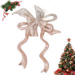 3 Pcs Silber Ornamente Für Weihnachtsbaum, Weihnachten Weihnachtsstern Künstliche Blumen Dekorationen, für Weiß Silber Weihnachtsbaum Wreaths Floral Geschenk Winter Hochzeit Ur