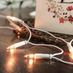 Lichtsnoer 100, 14,85 m kerstboom lichtketting kleurrijk, mini lichtketting raam kerstdecoratie, kaarsen lichtketting met stekker, lichtketting stopcontact kabel groen, 839074