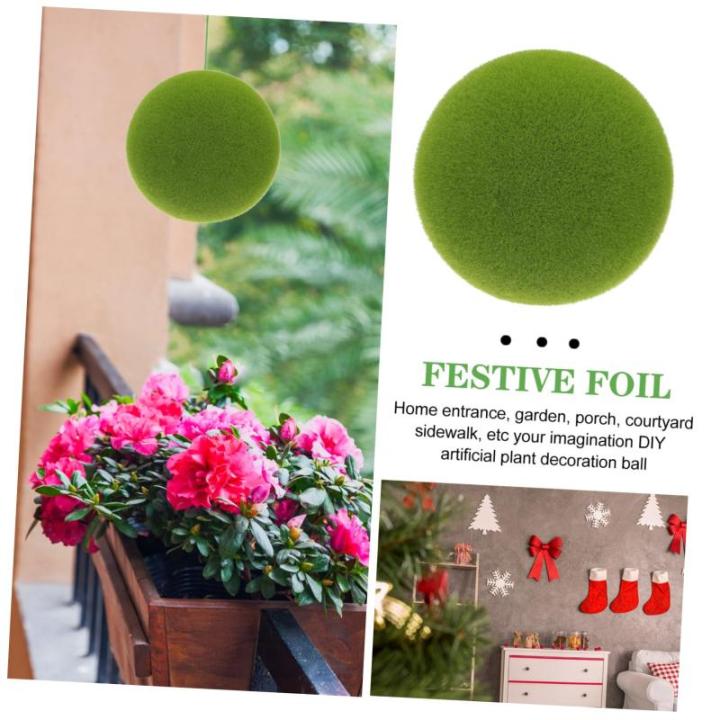 Simulierter Moosball künstliche Pflanzen im freien Hochzeit Mooskugeln künstliche Mooskugeln Moosverzierung kunstpflanze kunstplflanze gartenmoos schmuck Hochzeit moosig Schaum
