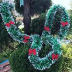weihnachtsbäume, künstliche weihnachtsbäume, 7 Farben, 2 m, Heiligabend, Dekoration, bar-Tops, Band, Girlande, Weihnachtsbaum, küche, das Neue