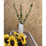 Kunstblumen Künstlicher Sonnenblumenstrauß, realistische Seidensonnenblumen mit grünen Blättern, künstliche Blumen in Keramikgefäßen für Partys für jeden Anlass