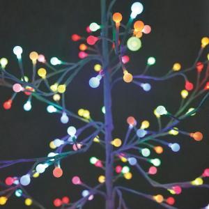 CushHom Led-lichtboom voor binnen en buiten, voor binnen en buiten, kleurrijk licht, lichtdecoratie, IP44, 180 cm, 200 leds