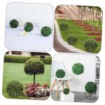 4 Stück Grasballständer Formschnitt-Kugelrahmenhalter grünes Kugelrahmengestell gartenaccessoires pflanzentopf Blumentöpfe Kugelkäfig für künstliche Pflanzen Blumenregalhalt