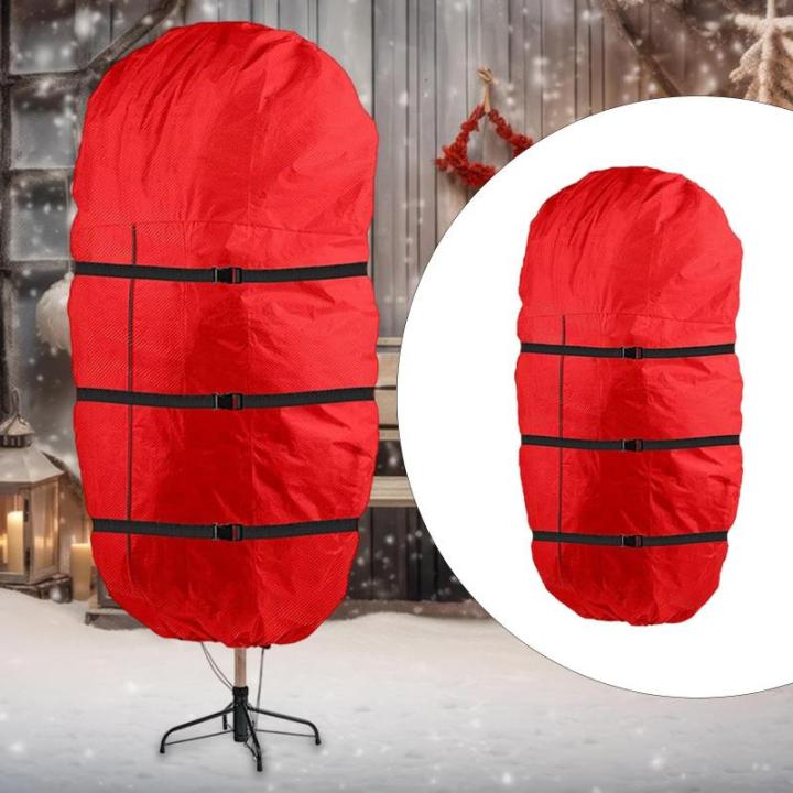 Weihnachtsbaum Aufbewahrungstasche für Stehende Bäume Ohne Ständer, Rot 114 Cmx254 cm