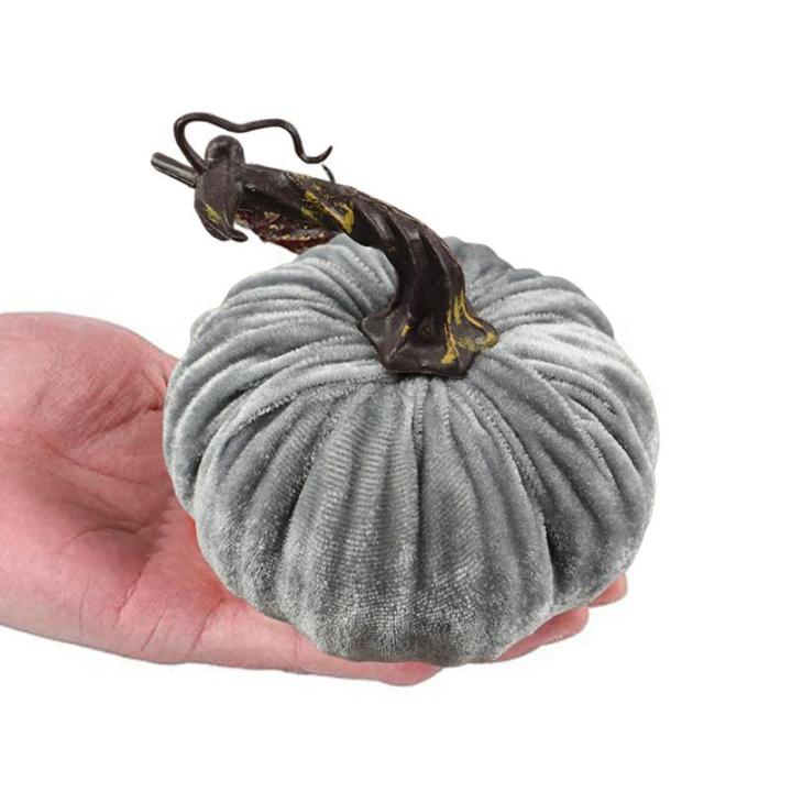 Samtkürbisse,-Samtkürbisse - Dekorativer Kunstschaum- - 10 cm/3,9 Zoll Handgefertigte Herbsternte-Gemüse-Für Foto-Requisiten