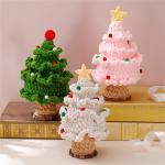 Künstlicher Weihnachtsbaum Tannenbaum Christbaum Tanne Unecht Weihnachtsdeko, Naturgetreue Spritzguss Elemente Christbaumschmuck (Rosa,Stern)