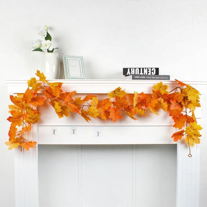 Hängende Rebe Girlande künstliche Herbst Laub Girlande Thanksgiving Dekor Hause