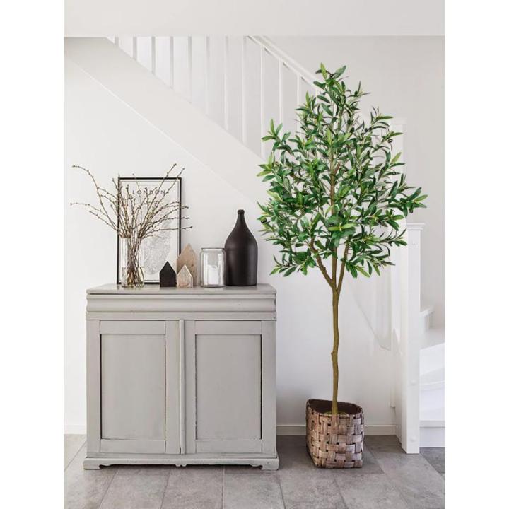 180 cm olijfboom kunstplant grote nep plastic planten in pot kunstboom als echt voor woondecoratie, kamerdecoratie, slaapkamerdecoratie