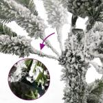Weihnachtsbaum, Klappbar Christbaum mit 300 LEDs Kugeln Ständer, Beleuchtet Tannenbaum Kunstbaum mit 8 Beleuchtungsmodi, Weihnachtsdeko Dekobaum, 180cm