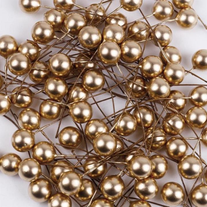 20 Stück Künstliche Beeren 12mm,Dekorative Beerenstiele,Beeren Früchte,für DIY Handwerk Dekoration,Weihnachtsbaum Weihnachtskranz Tischdeko,Hochzeit,Home Decoration,Gold