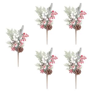 5 stück Weihnachten Zweige DIY Charmante Natürliche Weihnachten Baum Füller Zweige für Freunde