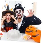 4 Stück Simulation Kürbisform weihnachtsdeko Halloween Dekoration streudekor Halloween Halloween-Kürbis-Handwerk künstliche gefälschte Kürbisse Fälschung weißer Kürbis Min
