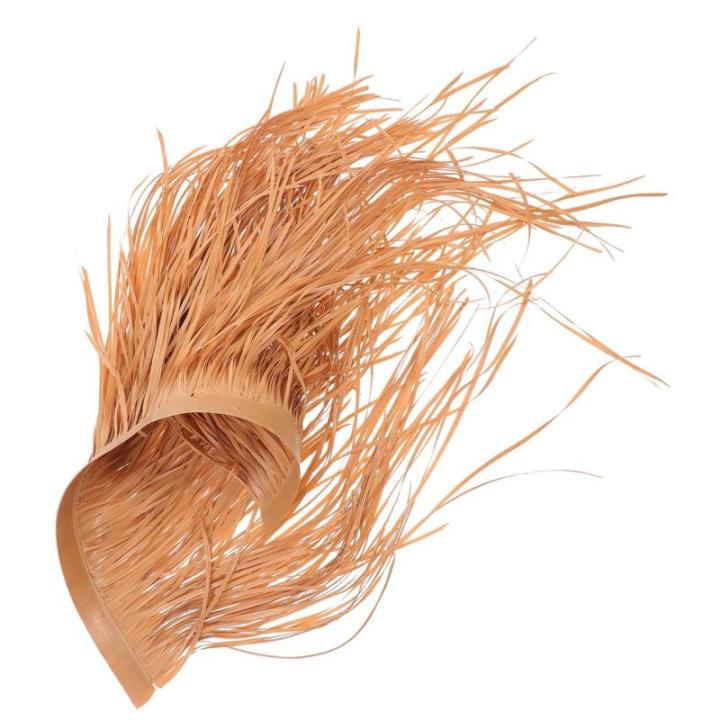 2 Stück Strohdekoration Rasendekor Simulation Strohdach Für Garten DIY Künstliches Strohdach DIY Strohdach Gefälschte Strohabdeckung Gefälschtes Stroh Gefälschtes Strohdach