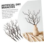 4 stuks Halloween-decoratie takken kunstdennentakken faux tote takken knoppen decoratieve takken tafeldecoratie eettafel kunstmatige geweiboomtakken nep gedroogde takken plastic