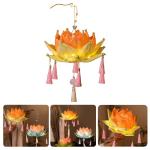 Künstliche handgehaltene Blumenkerzenlichter,Blumenkerzenlampe für das Mondfest und die asiatische Hochzeitsdekoration