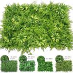 Kunstmatig gazon kunststof gesimuleerde plantenmuur voor familie, hotels, woonkamer, café 40 x 60 cm (voor Perzisch model)