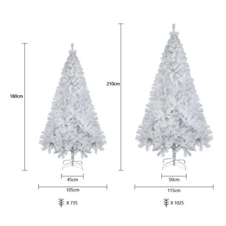 Kunstkerstboom, 180 cm, wit, kunstdennenboom met handschoenen en metalen standaard, kerstversiering voor binnen