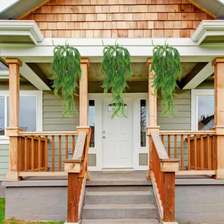 2 stuks kunsthangplanten, 80 cm, nepkunstklimopranken, groene hangplant voor huis, tuin, esthetische decoratie