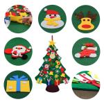 Kid Felt Christmas Tree | Wall Art Decor | Christmas Tree Wall Decor | Felt Christmas Tree | Christmas Tree For Kids Interactive Fun For Children's Rooms, Bedrooms, Dormitories