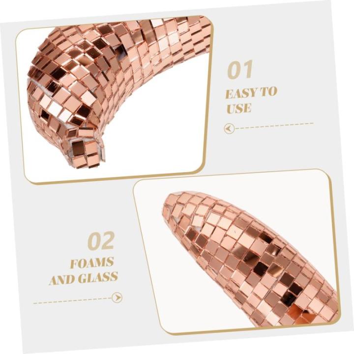4 Stück Bananenornamente Dekoration Statue Mir Fruchtschmuck Bananen-Wohnkultur Bananenmodus für Disco-Party Disco-Fruchtmodell Disco-Frucht-Requisite dekorative Früchte Schaum