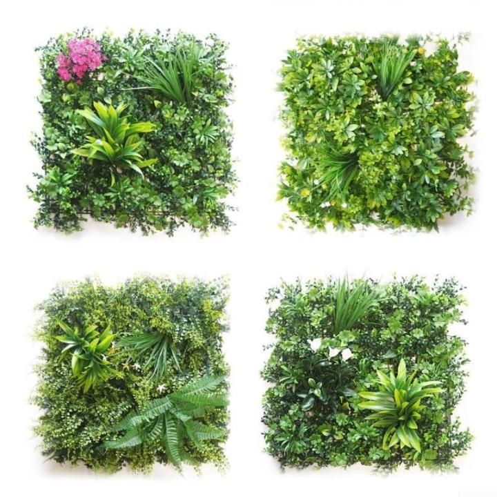 Künstliche Blume, grüne Wand, lebensechte grüne Dekoration, künstliche Pflanze, Blumen-Wandpaneele für jede Umgebung oder jeden Anlass (A)