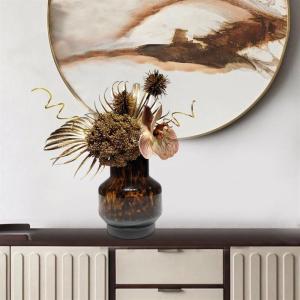 Kunstblumen Vintage handgefertigter künstlicher Blumenstrauß – hochsimulierte Kunstpflanzen für Eingangsbereich, Wohnzimmer, Esstisch für jeden Anlass