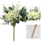 Blumenstrauss Künstlich Blume Künstliche 40 cm Lang 13 Blühende Blüten Artificial Flowers Blumen für Hochzeit Zuhause Hotel Büro Dekoration 1814