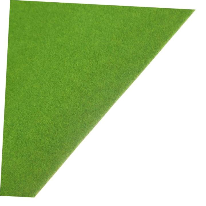 5St Mit Nylon beflocktes Gras realistischer Rasen Kunstrasen-Landschaftsdekor Grasteppich Mikro-Landschaftsstütze gefälschter Rasen schmücken robuste Rasenmatte Plastik Light Gr