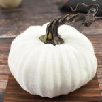 Minis Samt-Kürbisse – Künstliche Künstliche Dekorative Bunte Schaumstoff-Kürbisse | Handgemachte Halloween-Ernte-Gemüse-künstliche Simulations-Kürbisse, Bauernhaus-rustika
