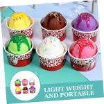 24 Stück Eiscreme Modell Partygeschenke Lebensechte Eiskugeln Eiskugeln Gefälschte Eiscreme Display Requisiten Eiscreme Requisiten Plastik Eiskugeln Simulierte Eiskugeln