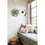 Hangende planten van 63,5 cm, kunstmatige luchtplanten, Tillandsia, kunstvetplanten met geweven katoenen touw, kunstmatige tillandsia kamerplanten, hangende nepplanten voor