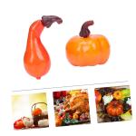 100 stuks pompoenornamenten, oranje versieringen, bureauopzetstuk, kerstdecoratie, rekwisieten voor pompoenfotografie, schuimpompoen, herfstpompoendecoratie, kleine pompoenen