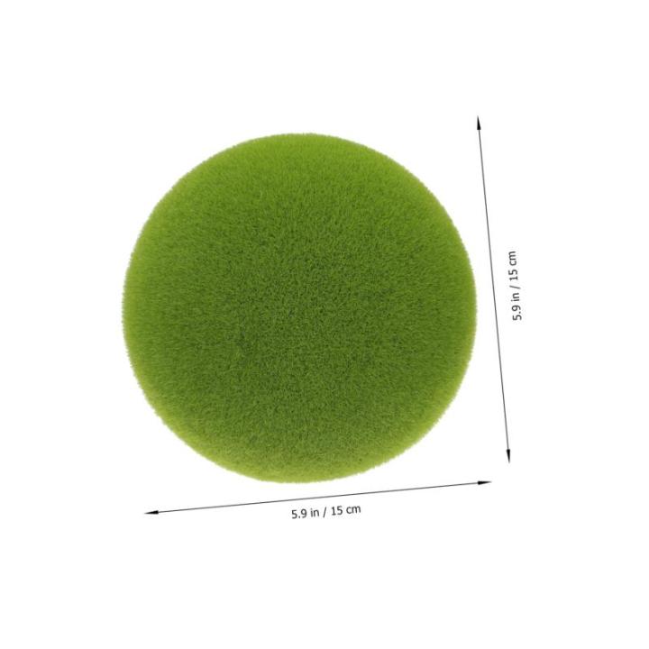 Simulierter Moosball Kugel Künstliche Pflanzen Drinnen Schaufenster Kunstmoos Astetische Raumdekoration Blumenmoos Imitierte Grüne Moossteine Künstliches Moosdekor Beflockung