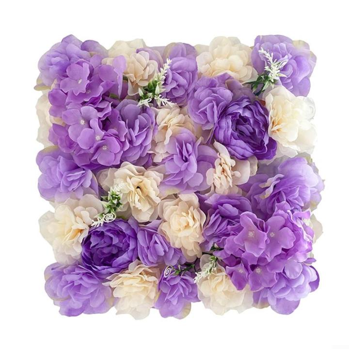 Stilvolle Kunstblumen-Wandpaneel für Hochzeiten, Partys und Heimdekor-Design (12#)