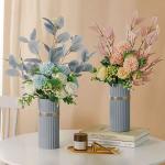 Kunstblumen Künstliche Blumen, Moderne Blumenstrauß-Dekoration, Hortensie, Eukalyptus, künstliches Blumenarrangement, künstlicher Bonsai für Wohnzimmer für jeden Anlass
