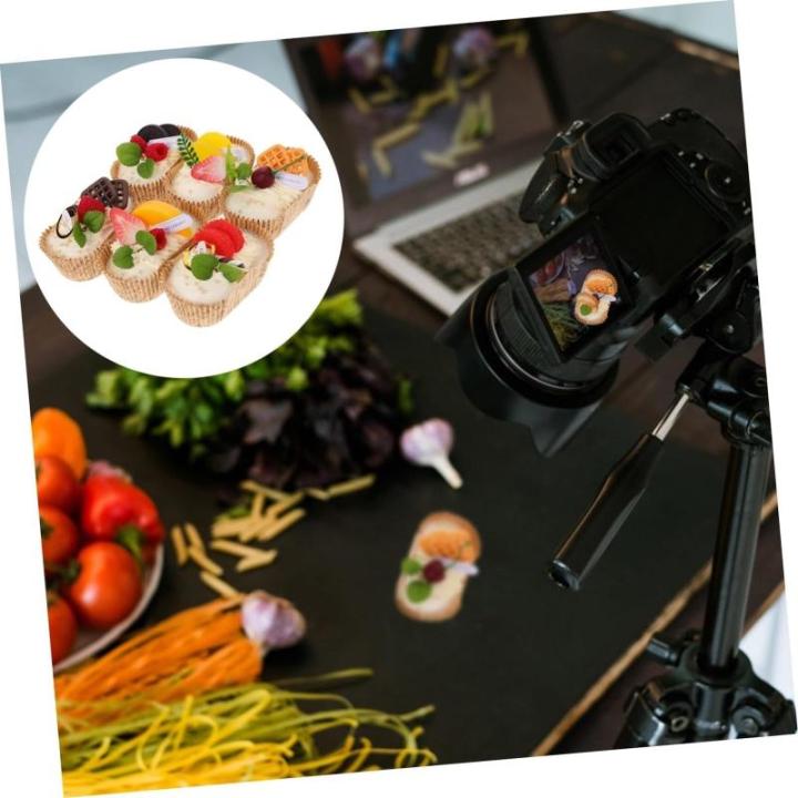 Fake Kuchen künstliche Kuchen 12 Stücke Simulierte Brot Modell Dessert Gefälschte Cupcake Modell Simulation Cupcake Display Requisiten Realistisches Essen